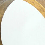 36" Gold Round Solid Wood Framed Accent Mirror - Image 6