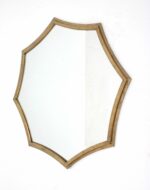 33" Gold Octagon Metal Framed Accent Mirror - Image 3