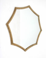 33" Gold Octagon Metal Framed Accent Mirror - Image 2