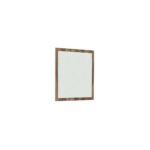 41" Natural Wood Framed Accent Mirror - Image 3