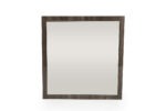 41" Gray Square Framed Mounted Accent Mirror - Image 4