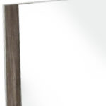 41" Gray Wood Framed Mounted Dresser Mirror - Image 3