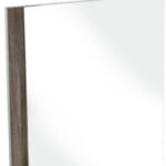 41" Gray Wood Framed Mounted Dresser Mirror - Image 4