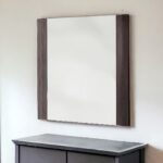 41" Gray Framed Mounted Accent Mirror