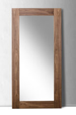 79" Brown Framed Leaning Full Length Hanging Mirror - Image 2