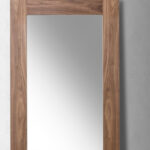 79" Brown Framed Leaning Full Length Hanging Mirror - Image 4