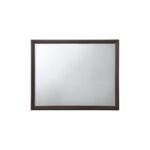 35" Espresso Wood Mounted Dresser Mirror - Image 2