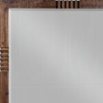 Reclaimed Oak Finish Rectangular Mirror - Image 7
