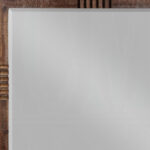 Reclaimed Oak Finish Rectangular Mirror - Image 3