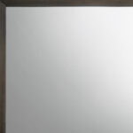 35" Gray Oak Framed Accent Mirror - Image 4