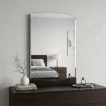 43" Dark Brown Dresser Mirror