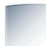 43" White Dresser Mount Frameless Bathroom Vanity Mirror - Image 5