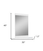 45" Superb White High Gloss Mirror - Image 6