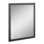 43" Gray Wood Dresser Mount Framed Mirror - Image 2
