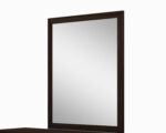 43" Dark Brown Framed Dresser Mirror - Image 6