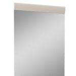 47" Beige Wood Dresser Mount Framed Mirror - Image 5