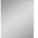 47" Beige Wood Dresser Mount Framed Mirror - Image 6