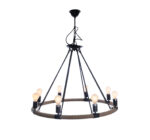 32" X 37" X 32" 8 Bulbs Rope  Pendant Lamp - Image 2