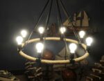 32" X 37" X 32" 8 Bulbs Rope  Pendant Lamp - Image 6