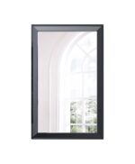 51" Black Wood Framed Accent Mirror - Image 2