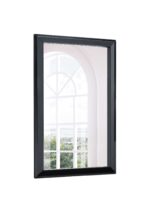 51" Black Wood Framed Accent Mirror - Image 3