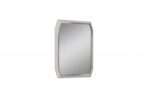 49" Taupe Abstract Glass Framed Accent Mirror - Image 2