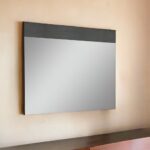 48" Gray Wood Framed Accent Mirror