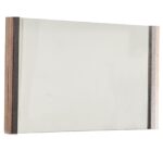 35" Natural Wood Framed Accent Mirror - Image 2