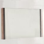 35" Natural Wood Framed Accent Mirror - Image 5