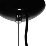 14 X 14 X 59 Black Stainless Steel Pendant Lamp - Image 4