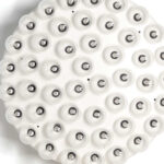 29 X 29 X 7 White Glass Metal Pendant Lamp - Image 6