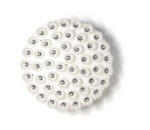 29 X 29 X 7 White Glass Metal Pendant Lamp - Image 7