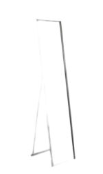 59" Silver Metal Framed Cheval Standing Mirror - Image 2