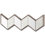 12" Natural Novelty Wood Framed Accent Mirror - Image 2