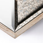 12" Natural Novelty Wood Framed Accent Mirror - Image 4