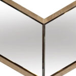 23" Natural Novelty Wood Framed Accent Mirror - Image 3