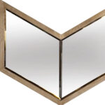 23" Natural Novelty Wood Framed Accent Mirror - Image 4