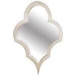 34" Natural Novelty Wood Framed Accent Mirror - Image 2