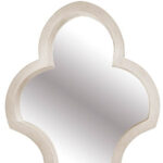 34" Natural Novelty Wood Framed Accent Mirror - Image 4
