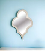 34" Natural Novelty Wood Framed Accent Mirror