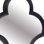 34" Black Novelty Framed Accent Mirror - Image 3