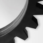 37" Round Black Metal Frame Wall Mirror - Image 10