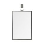 44" Gunmetal Metal Framed Accent Mirror - Image 2