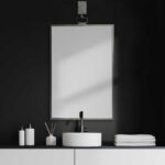 44" Gunmetal Metal Framed Accent Mirror - Image 9