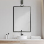 44" Gunmetal Metal Framed Accent Mirror - Image 8