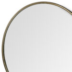 47" Gold Round Metal Framed Accent Mirror - Image 5