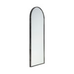 70" Black Metal Arch Framed Full Length Hanging Mirror - Image 4