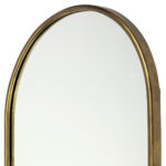 Gold Oval Accent Metal Mirror - Image 3