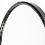 36" Black Oval Metal Framed Accent Mirror - Image 5