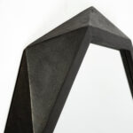 41" Octagon Black Wood Frame Wall Mirror - Image 6